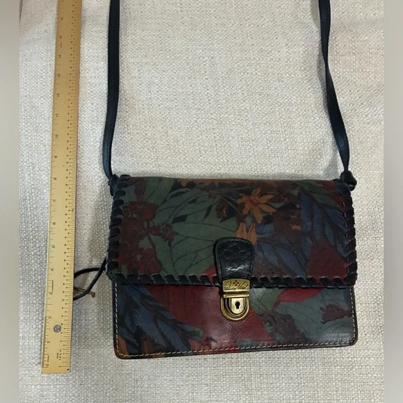 Patricia Nash EUC Liana crossbody bag in a floral print leather - Picture 11 of 16